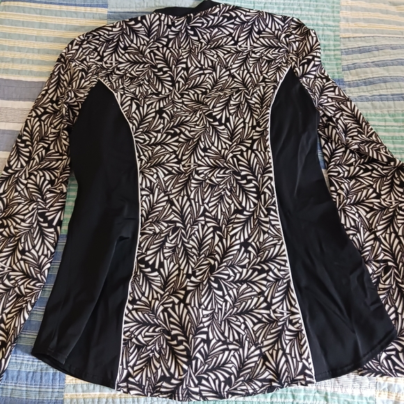 Long sleeve Full Zip Swim Top - Picture 5 of 5